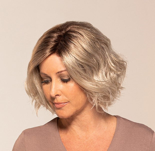 Quinn | Jon Renau Wigs | Lace Front Monopart side view 2