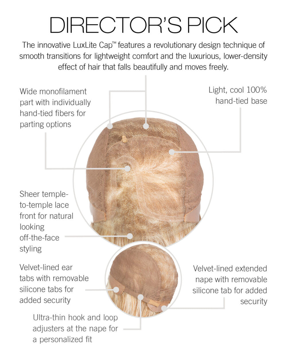 Director's Pick | Raquel Welch Wigs | Cap View