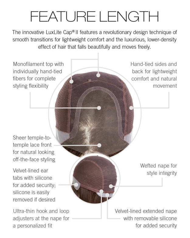 Feature Length | Raquel Welch | Lace Front Monotop NEW!