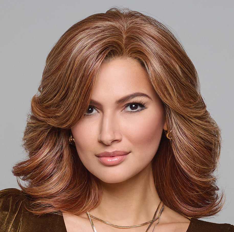 Flip the Script | Raquel Welch Wigs | RL31/29 Fiery Copper | Front View