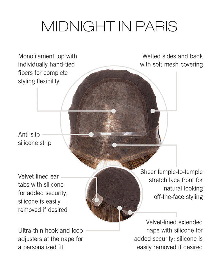 Midnight in Paris | Raquel Welch Human Hair | New -13