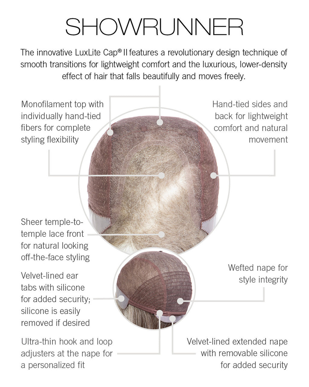 Showrunner | Raquel Welch | Lace Front Monotop NEW!