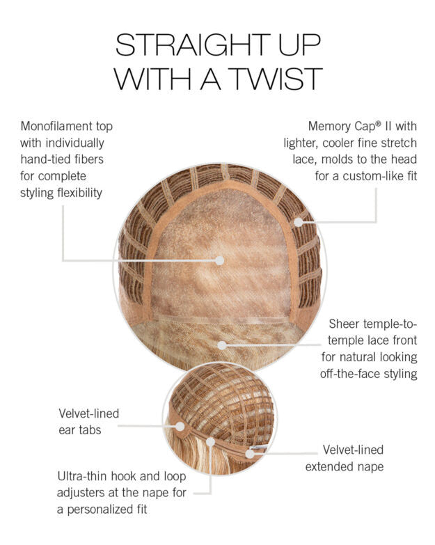 Straight Up with a Twist | Raquel Welch | Lace Front | Mono Top