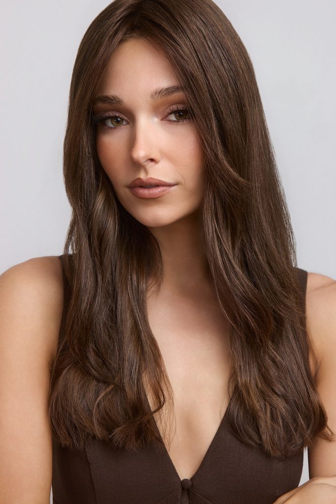 Remy 14 | Amore | Lace Front Mono | Average | Color | Remy Human Hair Topper