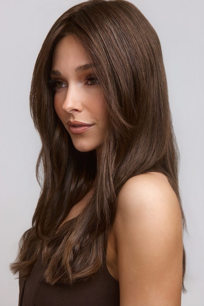 Remy 14 | Amore | Lace Front Mono | Average | Color | Remy Human Hair Topper