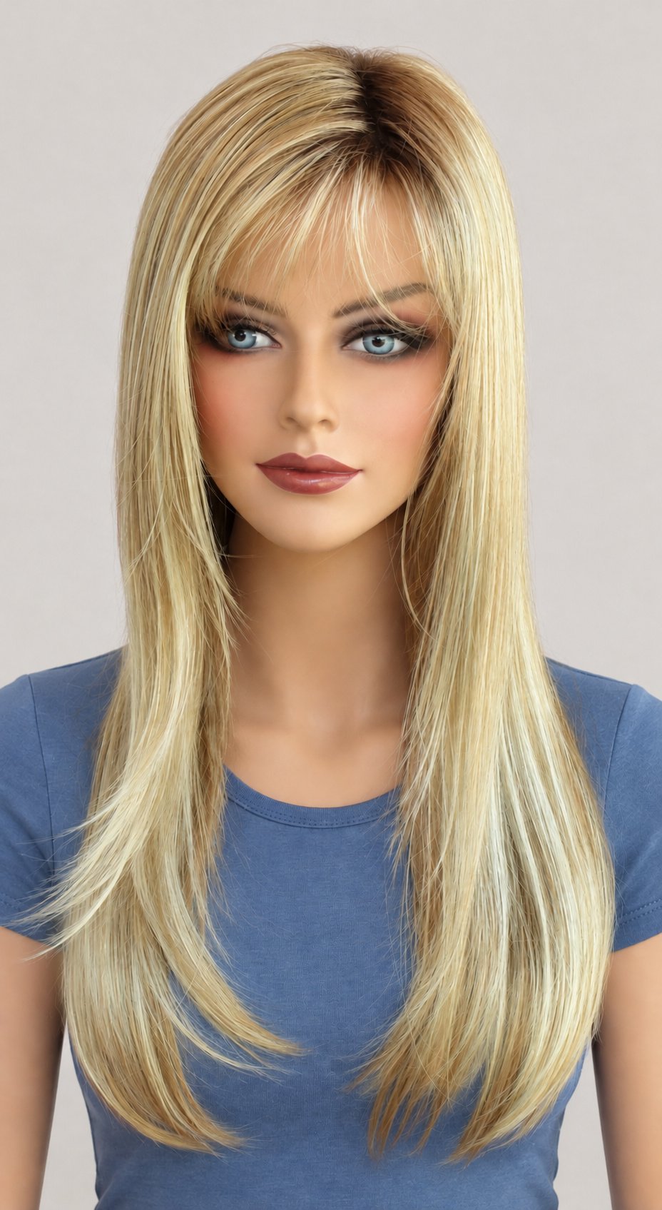Robin Wig by Noriko - Machine Made Long Synthetic Nutmeg-F