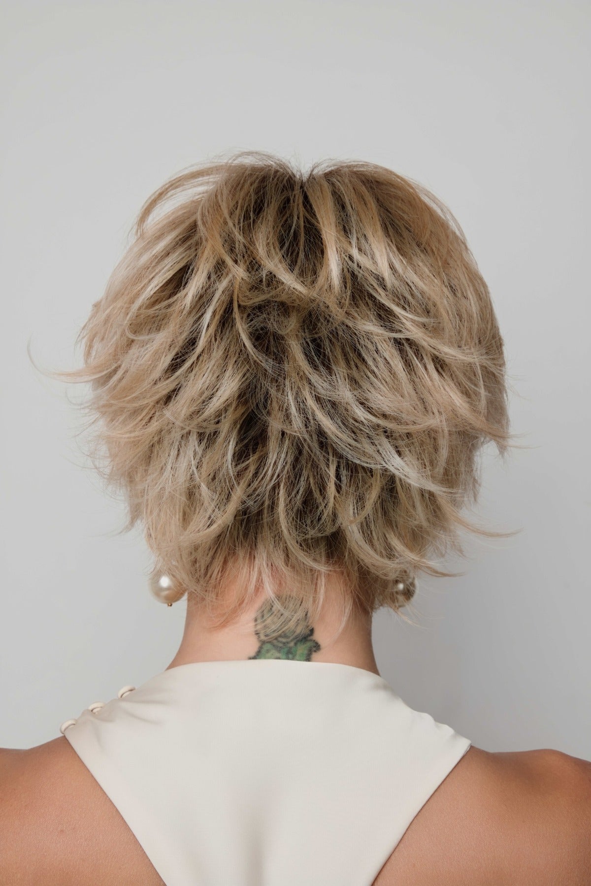 Mio by Noriko | Lace Front Partial Mono Heat-Friendly Synthetic Pixie Wig