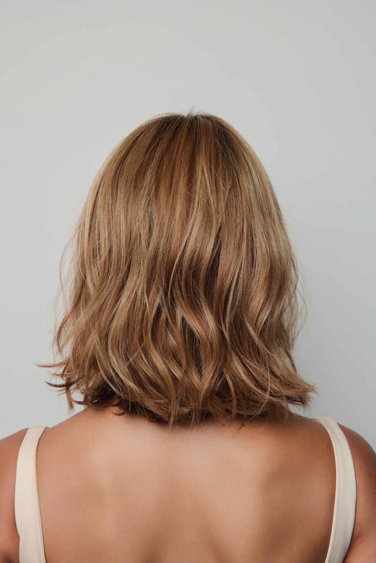Yui by Noriko | Lace Front Partial Mono Heat-Friendly Synthetic Wavy Bob Wig