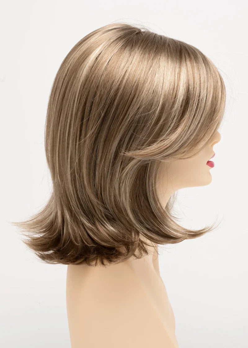 Sam | Envy | Lace Front Mono Top | Medium Layered Bob | Synthetic