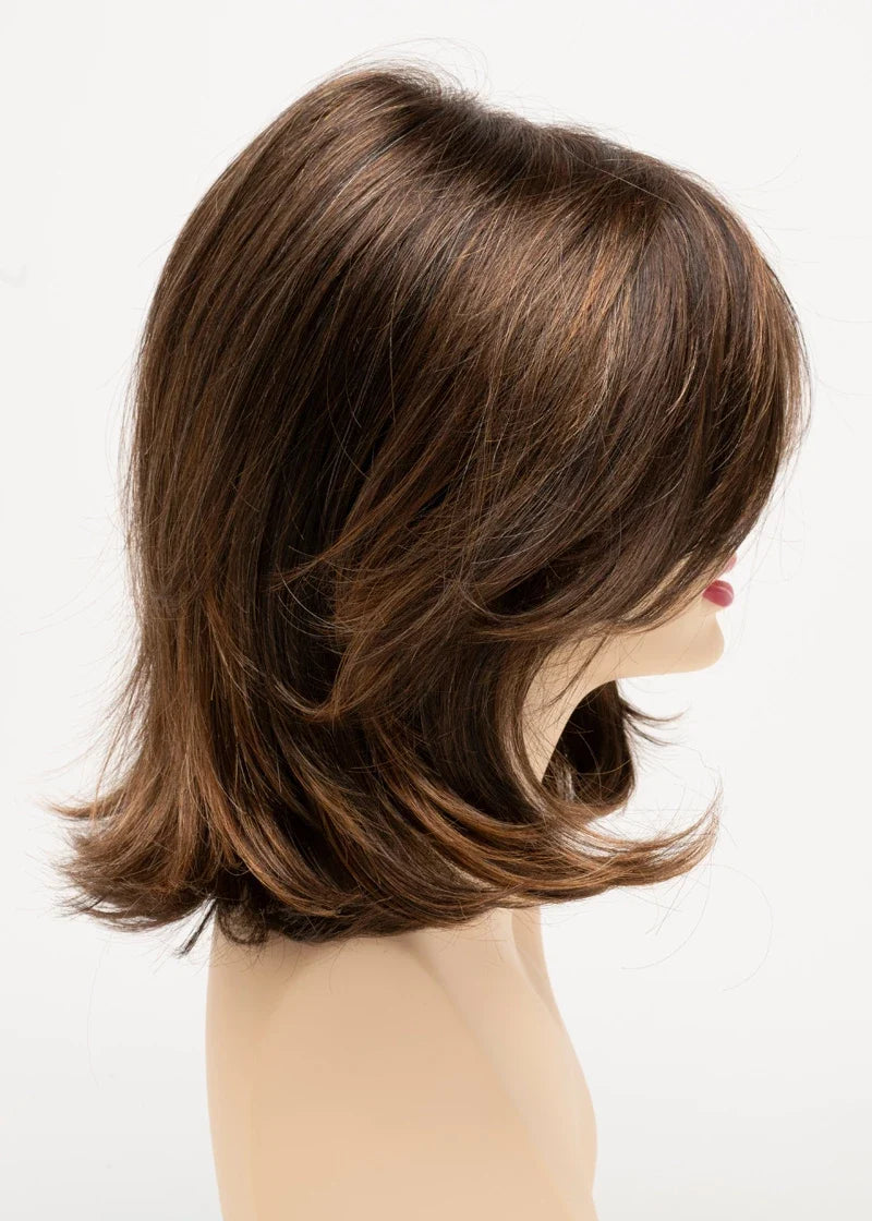 Sam | Envy | Lace Front Mono Top | Medium Layered Bob | Synthetic