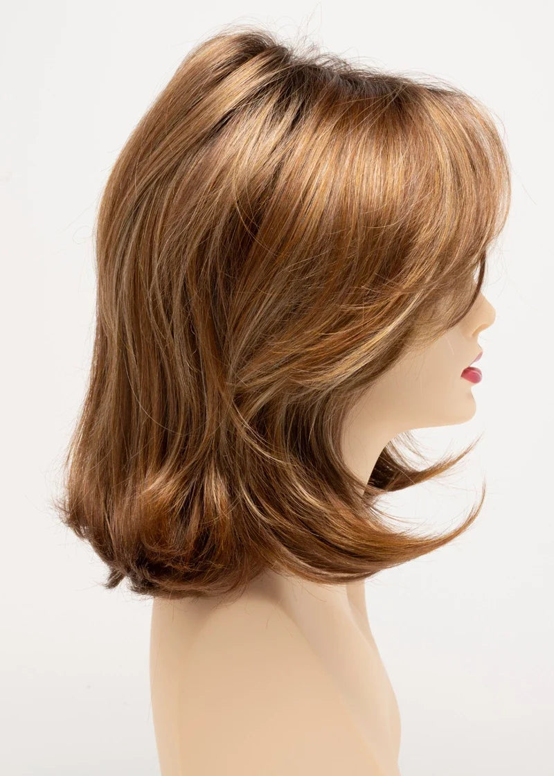 Sam | Envy | Lace Front Mono Top | Medium Layered Bob | Synthetic