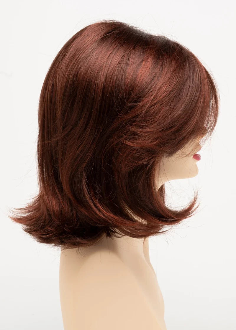 Sam | Envy | Lace Front Mono Top | Medium Layered Bob | Synthetic