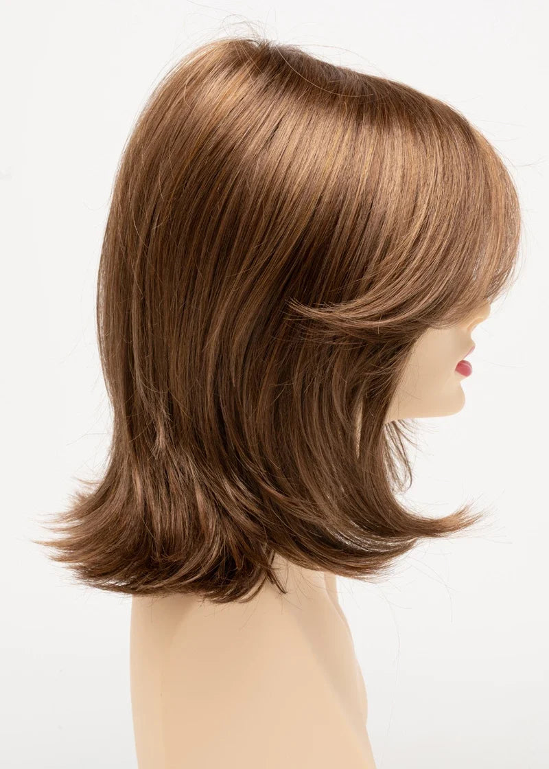Sam | Envy | Lace Front Mono Top | Medium Layered Bob | Synthetic