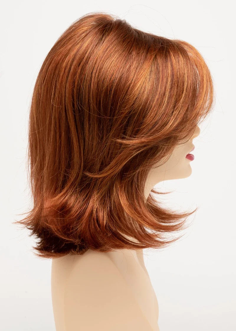 Sam | Envy | Lace Front Mono Top | Medium Layered Bob | Synthetic