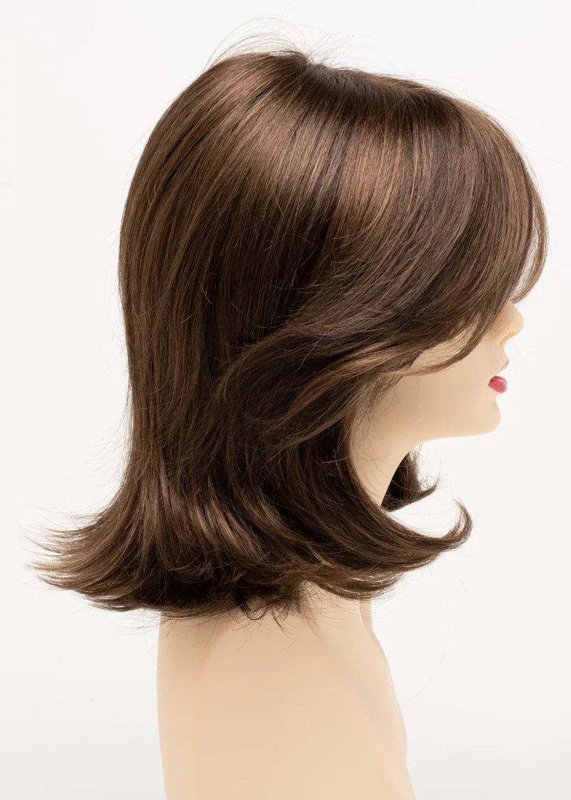 Sam | Envy | Lace Front Mono Top | Medium Layered Bob | Synthetic