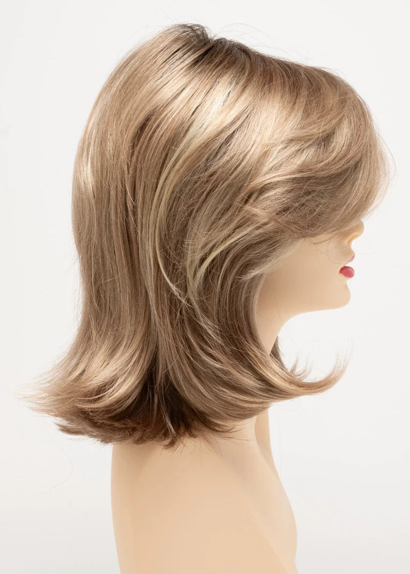 Sam | Envy | Lace Front Mono Top | Medium Layered Bob | Synthetic