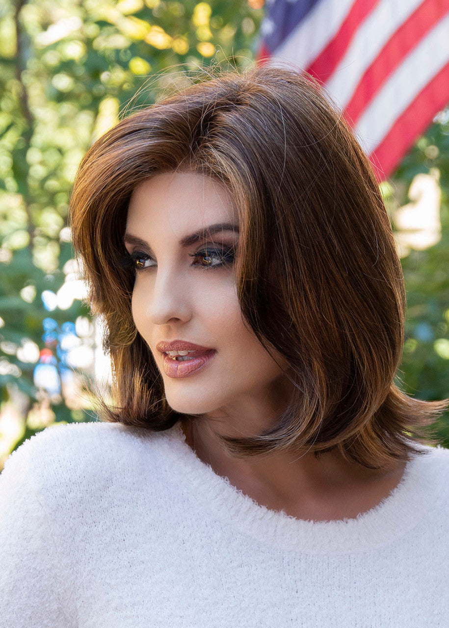 Sam | Envy Wigs | Monotop Lace Front | Front View 2