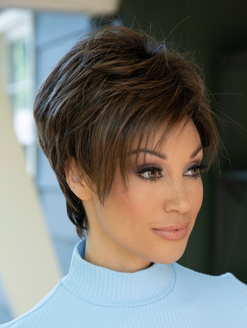 Envy Wigs Shari Front View Synthetic Hair Espresso