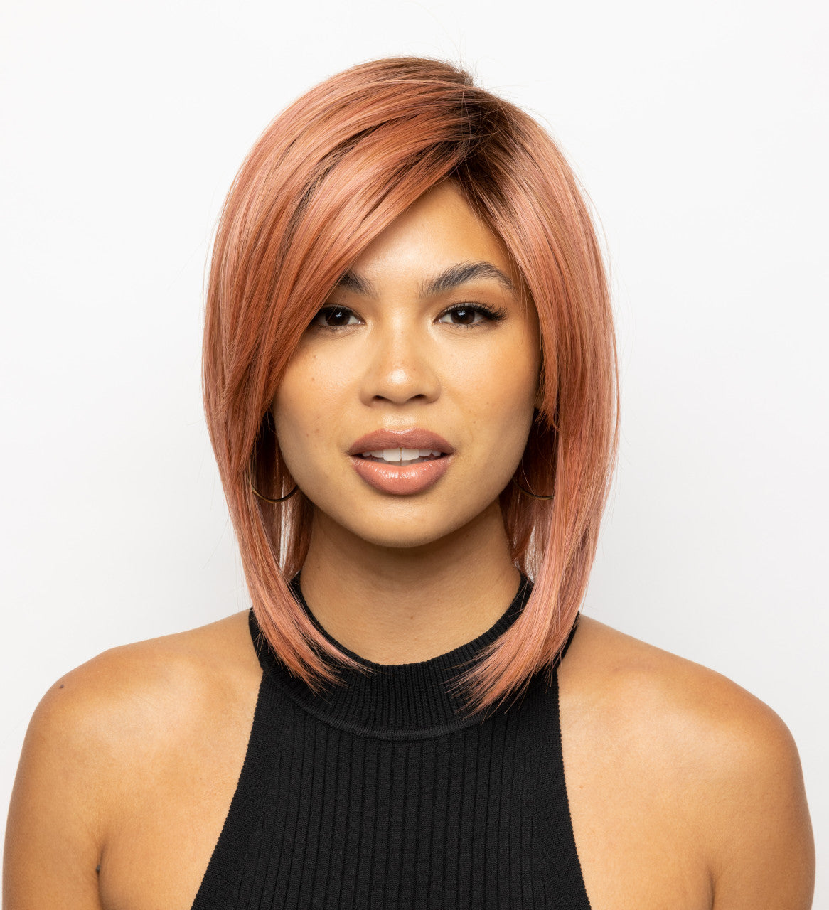 MUSE SERIES  SILKY SLEEK SYNTHETIC WIG front view