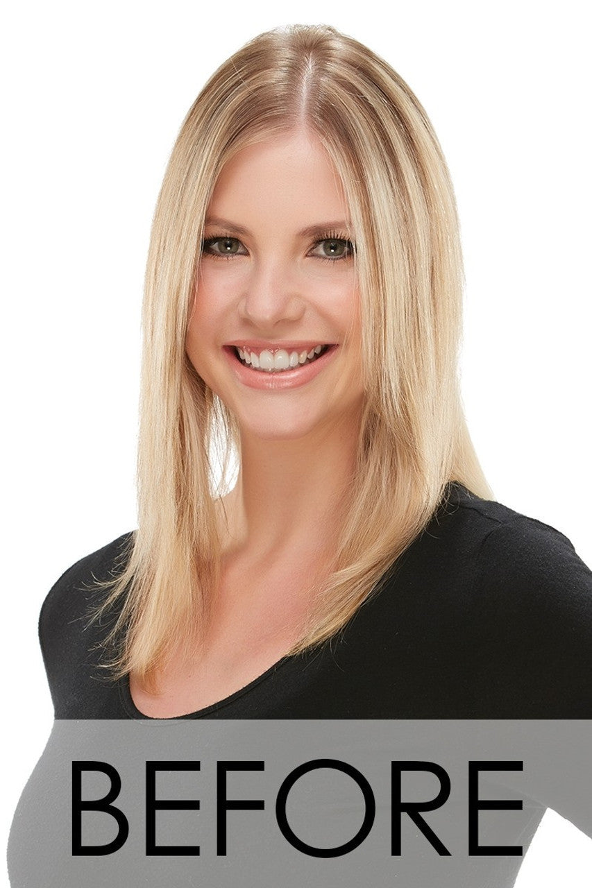 Top Form HH 12" | Jon Renau Wigs | double monofilament with a pu perimeter - Human Hair-9