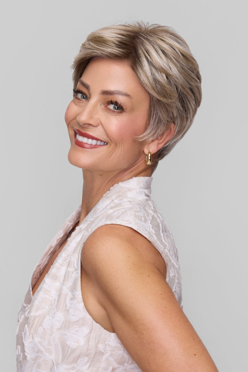 Tess Wig by Jon Renau - Lace Front Mono Synthetic Pixie