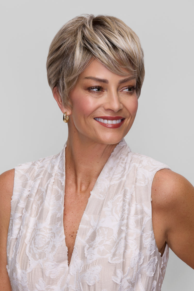 Tess Wig by Jon Renau - Lace Front Mono Synthetic Pixie
