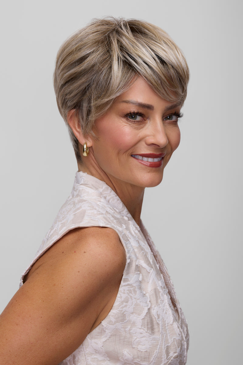 Tess Wig by Jon Renau - Lace Front Mono Synthetic Pixie