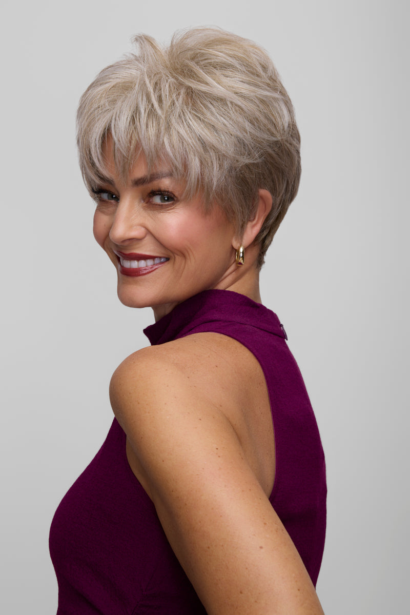Tess Wig by Jon Renau - Lace Front Mono Synthetic Pixie