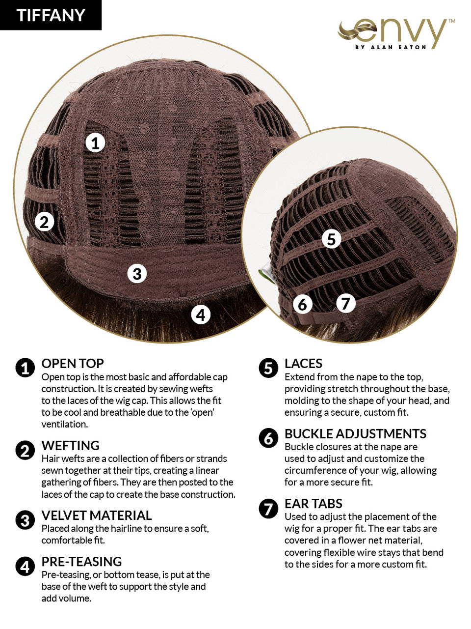 Tiffany - Envy Wigs - open top