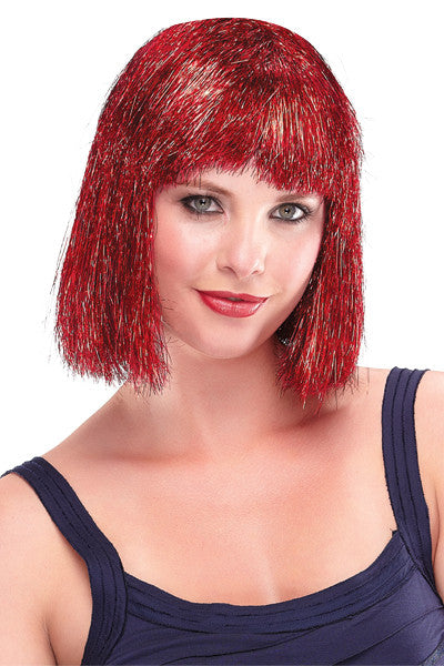 Tinsel Town Wig by Jon Renau - Traditional Cap Holographic Tinsel