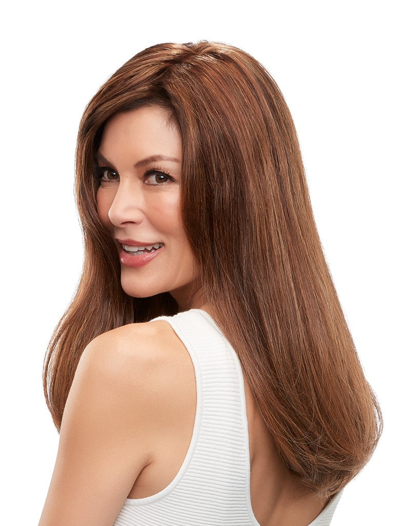 Top Form French 18" Topper by Jon Renau - Remy Human Hair
