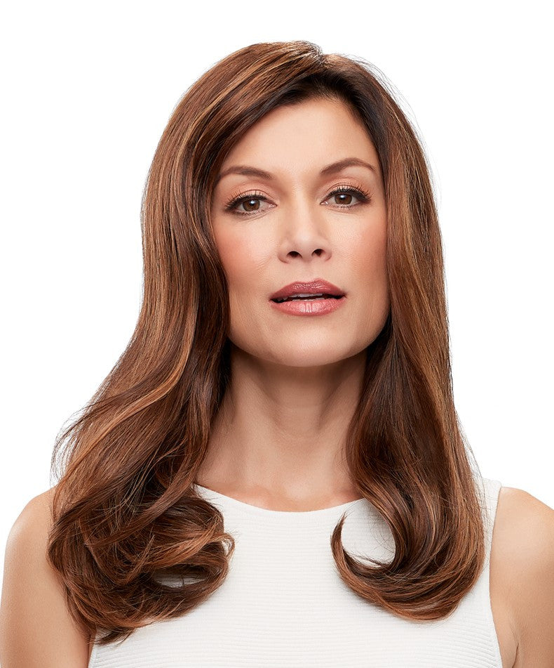Top Form French 18" Topper by Jon Renau - Remy Human Hair