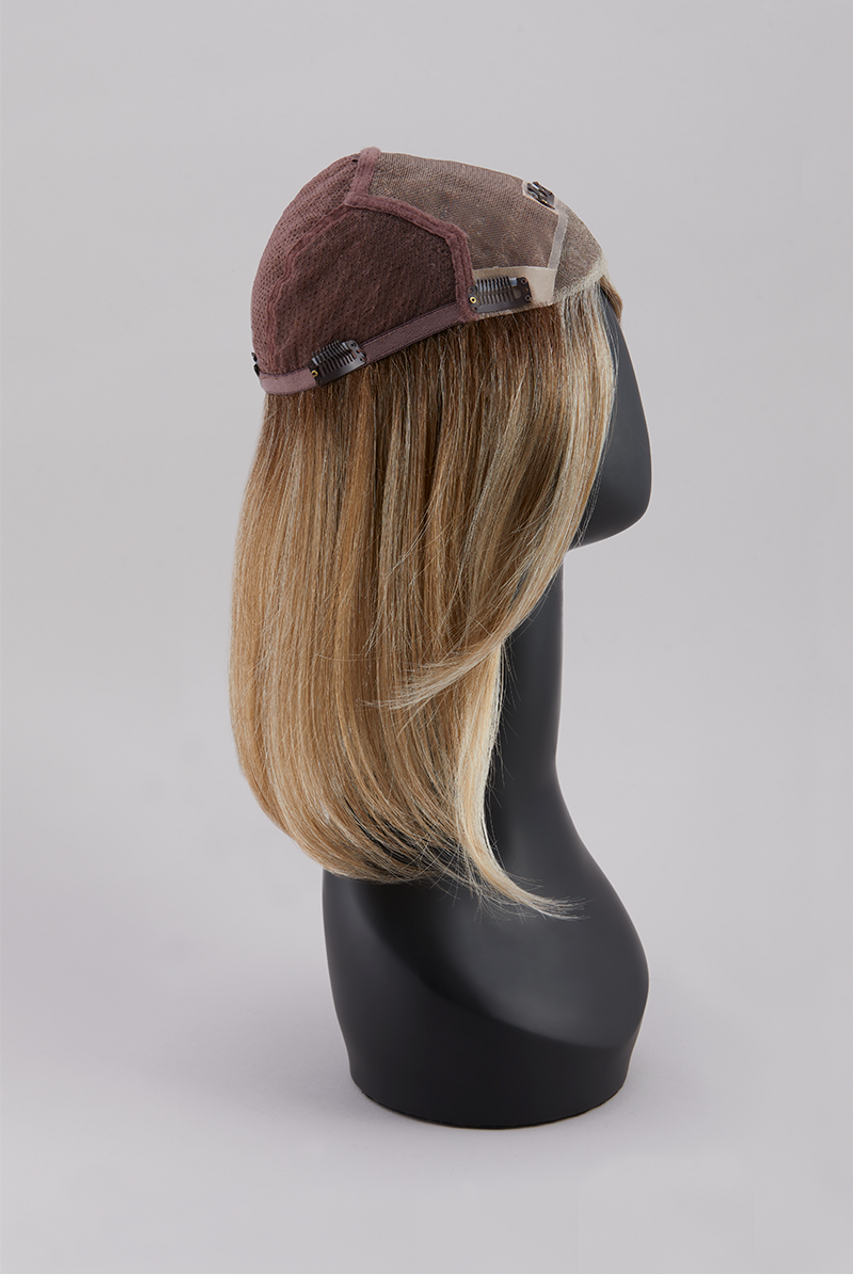 Top Coverage 12” by Jon Renau - Lace Front Mono Synthetic Topper