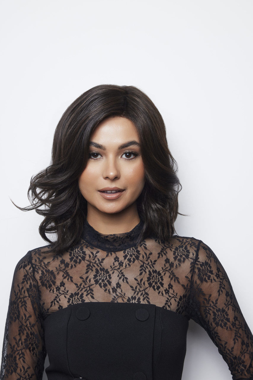 Vero| Rene of Paris Wigs |  Lace Front Lace Part | Medium Wavy |  Dark Chocolate-1