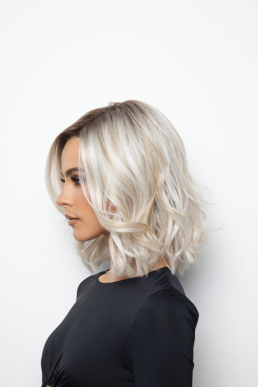 Vero| Rene of Paris Wigs |  Lace Front Lace Part | Medium Wavy |  White rose blond-2