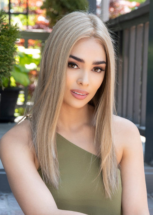 Veronica | Envy Wigs | envyhair front view ginger cream -2