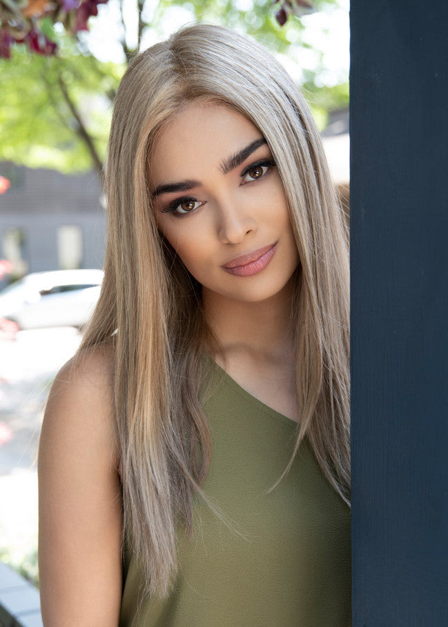 Veronica | Envy Wigs | envyhair front view ginger cream -7