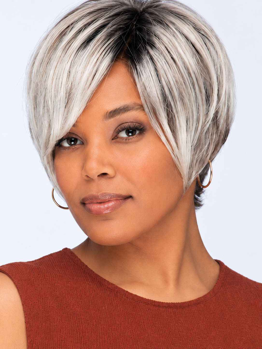 Vesper by Estetica – Lace Front Short Layered Synthetic Pixie Wig