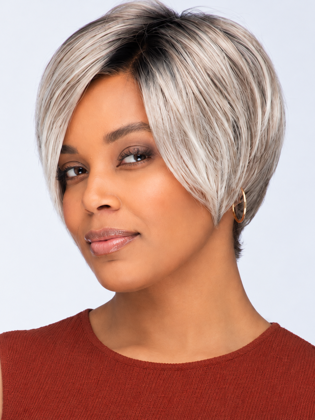 Vesper by Estetica – Lace Front Short Layered Synthetic Pixie Wig