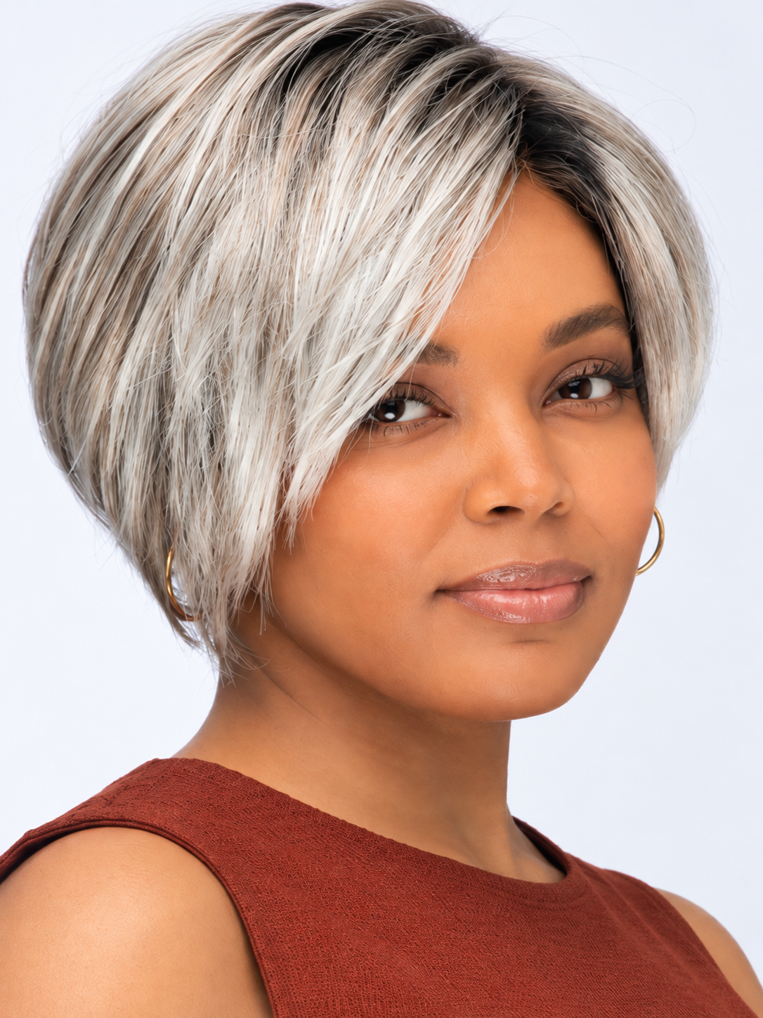 Vesper by Estetica – Lace Front Short Layered Synthetic Pixie Wig