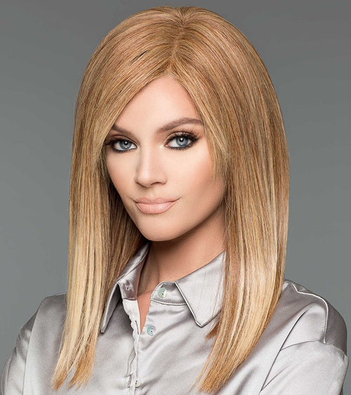 Adelle | 100 | Wig Pro | Human Hair Mono-top - Front view 2