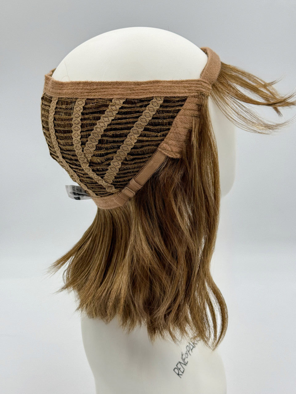 Wavy Bob Halo Topper by Rene of Paris - Classic Cap Synthetic