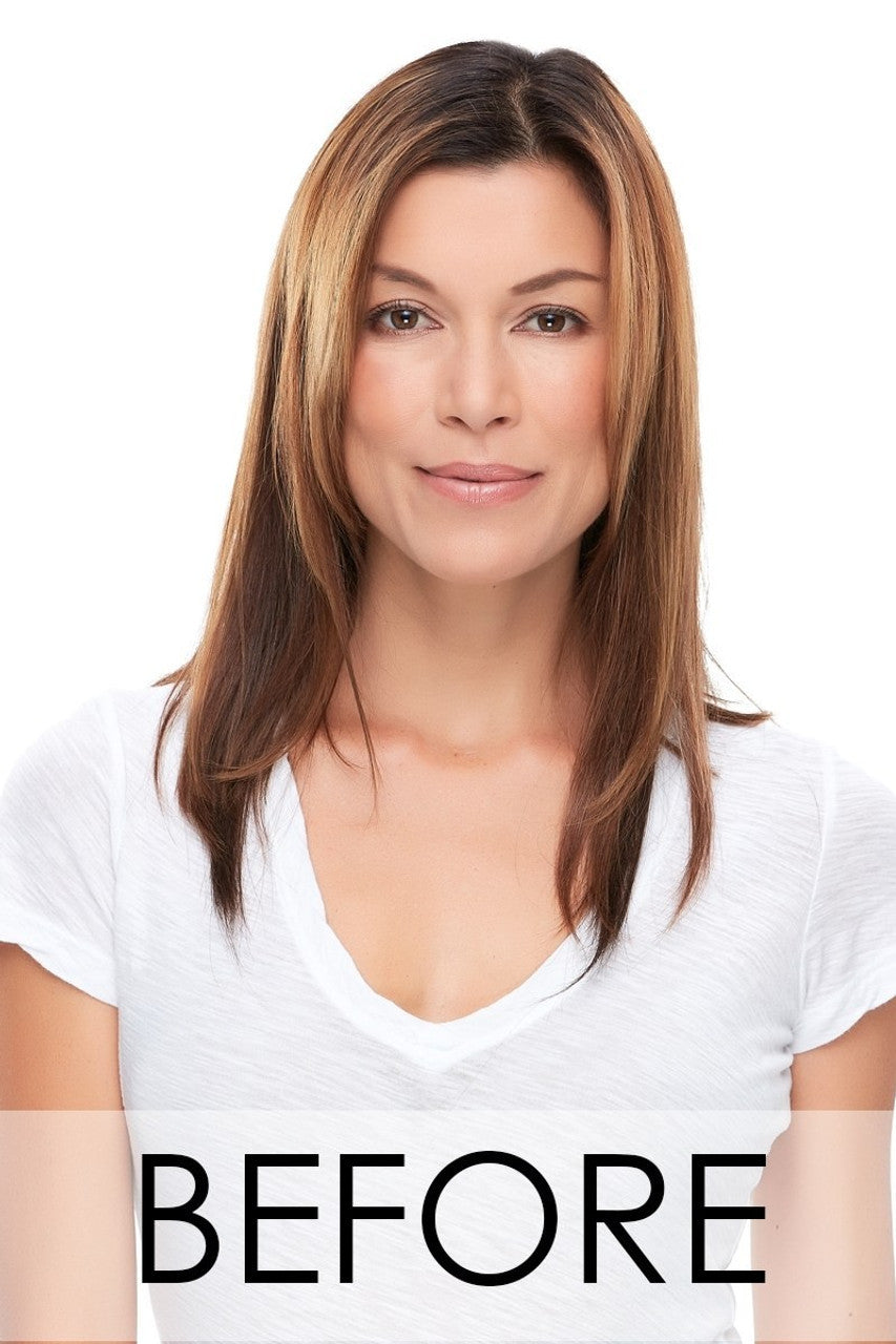 Top Full HH 18" Topper by Jon Renau - Double Mono Remy Hair