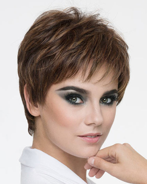 Destiny | Envy | Mono Top Hand-Tied | Short Pixie | Human Hair Blend