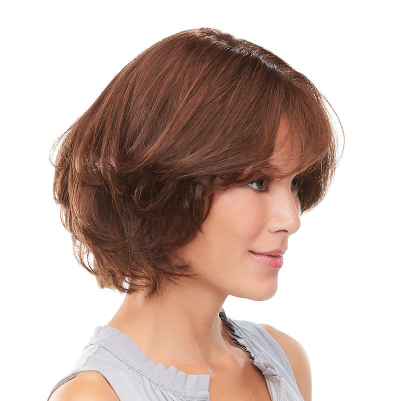 easiPart French 8" Topper by Jon Renau - Remy Human Hair