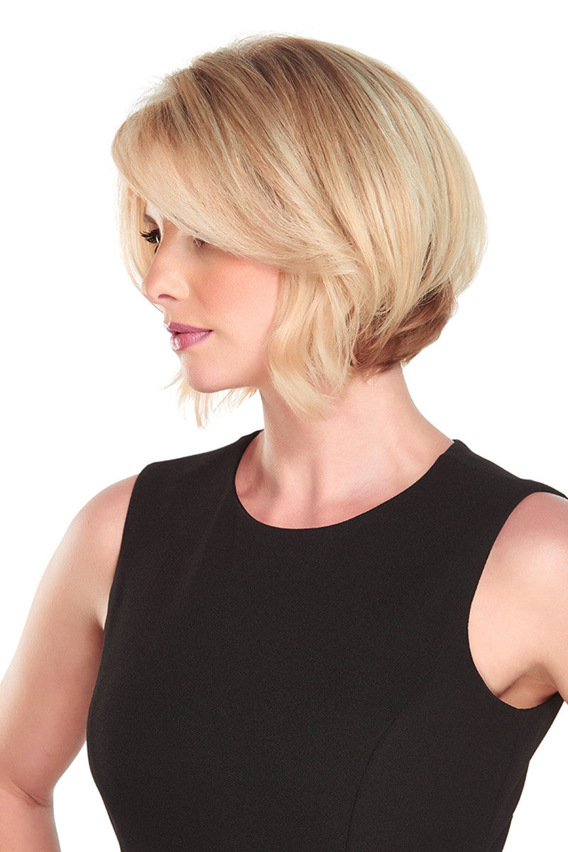 easiPart French 8" Topper by Jon Renau - Remy Human Hair