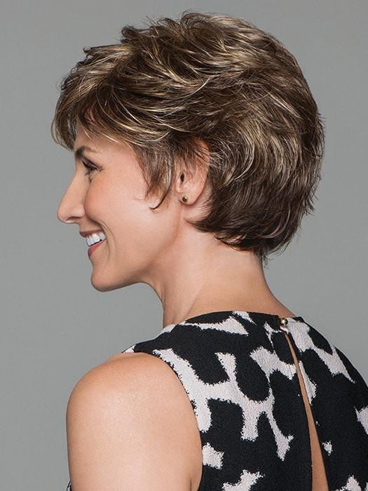 gabor synthetic wig Perk side  view