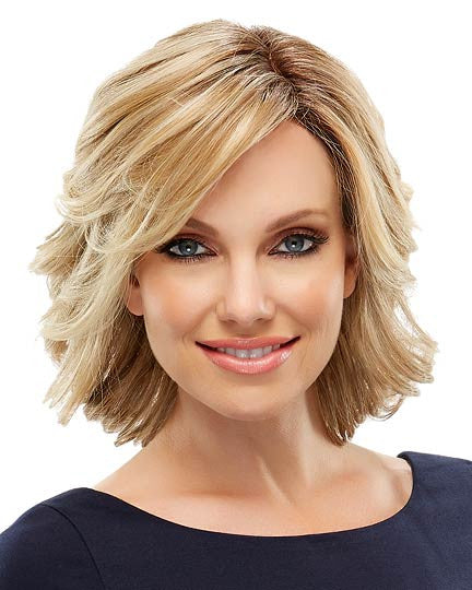 Elizabeth High Heat Synthetic Fiber Wig Front View