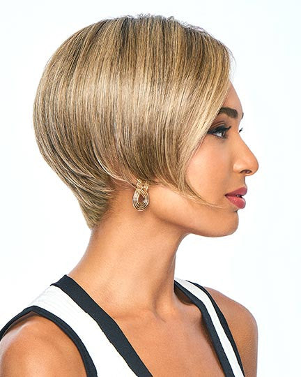 Heard it all | Raquel Welch Wigs | Lace Front Monopart Heat Safe | RL 17.23| side view