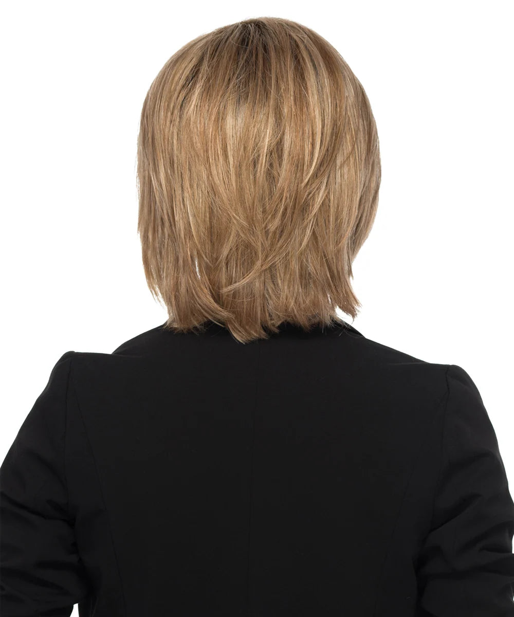 Heather | Estetica Designs | Pure Stretch Cap | Medium Bob Wig with Bangs